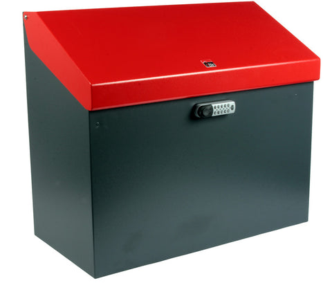 Large - Home Parcel Delivery Box - Red